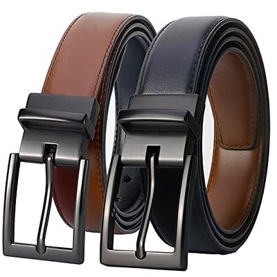 CHAOREN Leather Reversible Belts for Men - Double Style, Singular Elegance