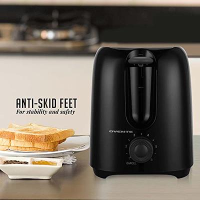 Ovente Electric Sandwich Maker, Non-Stick Plates, Anti-Skid Feet