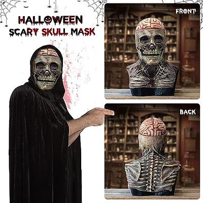  Unisex Ghost Skull Full Face Mask Cosplay Halloween