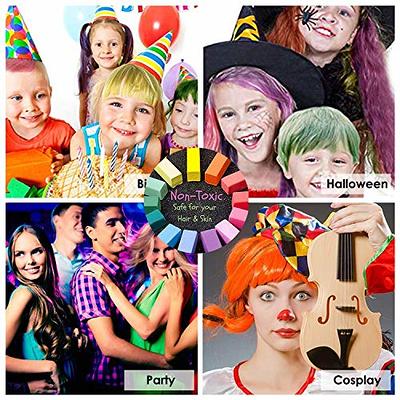 Hair Chalks for Girls, 6 Bright Temporary Washable Hair Color Combs with 3  Glitter, Hair Chalk Dyeing for Birthday Cosplay Halloween Party, Non-Toxic,  Safe for Kids & Teens - Yahoo Shopping