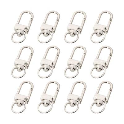 sprookber 100pcs Metal Lobster Claw Clasp with Key Ring for Crafts