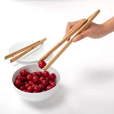 Reusable Wooden Tea Tweezer Bacon Tea Clip Tongs Bamboo Salad Food Toast  Bend Clip Straight Clips Kitchen Accessories Food Tongs(Straight) - Yahoo  Shopping