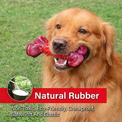 Dog Chew Toys,Indestructible Rubber Puppy Toy Pet Teething Toys