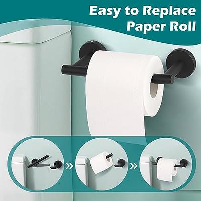  JUYSON Toilet Paper Holder with Shelf, Flushable Wipes