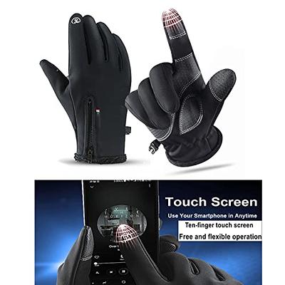 Hart Leather Palm Work Gloves, 5-Finger Touchscreen Capable, Size Large Safety Workwear Gloves, Size: One Size