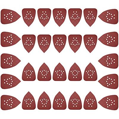 HARSKIYER 30pcs 120 Grit Mouse Detail Sander Sandpaper, Triangle