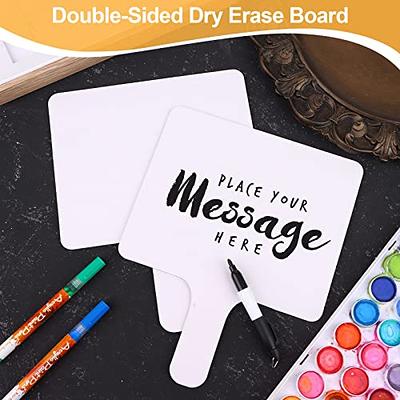 24 Pieces Dry Erase Answer Paddles Handheld Double Sided Paddles Mini White  Boards Small White Board Dry Erase Signs Auction Paddles for Students  Teachers Classroom Voting Bridal Shower Games - Yahoo Shopping