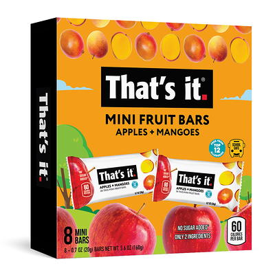 Thats It Fruit Bar, Apple + Blueberries - 5 pack, 1.2 oz bars