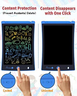 Sunany LCD Writing Tablet Toddler Toys, 8.5 Inch Doodle Board Drawing Pad,  Electronic Drawing Tablet Toys for 3 4 5 6 Years Old Boy,Boy Toy Drawing  Board Christmas Birthday Gift 