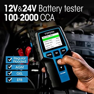 12V/24V Automotive Battery Tester Digital Auto Battery Analyzer