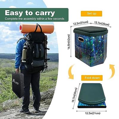 Portable Camping Toilet For Outdoor with 6-8 Gallon Capacity Bags