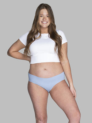 Fruit Of The Loom Womens No Show Seamless Underwear, Amazing Stretch & No  Panty Lines, Available In Plus Size, Pima Cotton Blend-Thong-3