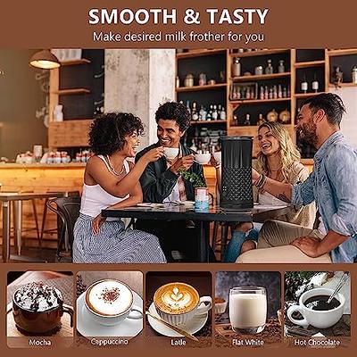 Milk Frother,Flevo Electric Milk Frother and Steamer,Electric Milk Steamer  Warmer with Two Whisks for Heating and Frothing Milk,Non-Slip Stylish  Design,for Coffee, Latte,Cappuccinos,Macchiato - Yahoo Shopping