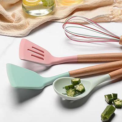 Smirly Silicone Kitchen Utensils Set with Holder: Silicone Cooking Utensils  Set for Nonstick Cookware, Kitchen Tools Set, Silicone Utensils for Cooking  Set Kitchen Set for Home Kitchen 