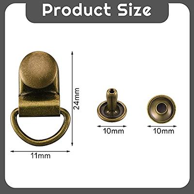  Alloy Boots Hook Rivets with Tape, Bronze Boot Hooks for  Pulling On Boots, Shoe Lace Hooks, Boot Eyelet Repair Kit for Repair Camp  Hike Climb Accessories