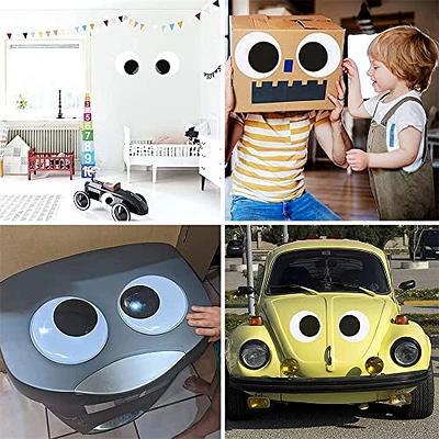  6 Pieces 4 Inches Googly Google Eyes Self Adhesive Googlie  Craft Wiggle Eyes : Arts, Crafts & Sewing