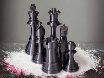 6 Giant Chess Pieces King - Queen - Bishop - Rook - Knight - Pawn