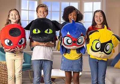 Miraculous Ladybug - Kwami Mon AMI Plagg, 9-Inch Cat Plush Toys for Kids, Super