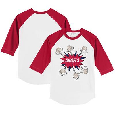 Los Angeles Angels Baseball Pow Tee Shirt 6M / Red