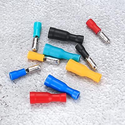 QOOSIKICC 100 Pcs Bullet Connectors Kit, Insulated Bullet Connectors  Terminals Female and Male, Electrical Marine Bullet Crimp Automotive Wire  Connectors Terminals - Yahoo Shopping