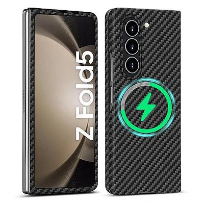 Magnet Aramid Carbon Fiber Phone Case Cover On For Samsung Galaxy