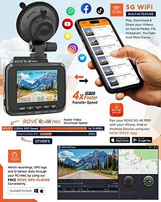 Rove R2-4K Dash Cam 4K Ultra HD 2160P Dash Board Camera Built In WiFi & GPS  - Special Offer