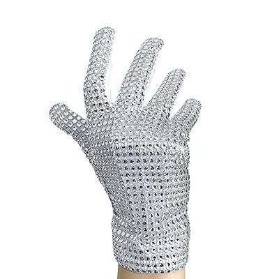  FashPalace MJ Michael Fingerless Glove Classic BAD Jam Punk  Armbrace Cotton Bracer Bandages Buckles Glove Black : Clothing, Shoes 