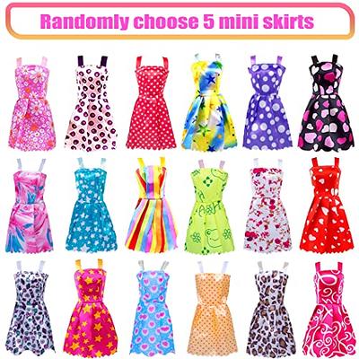  10 Pcs Doll Clothes Compatible with Barbie 11.5 inch