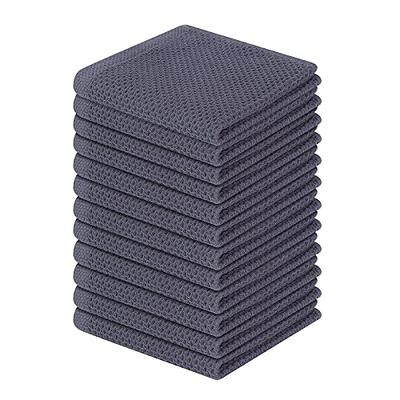  Homaxy 100% Cotton Waffle Weave Kitchen Dish Cloths, Ultra Soft  Absorbent Quick Drying Dish Towels, 12x12 Inches, 6-Pack, Dark Grey : Home  & Kitchen