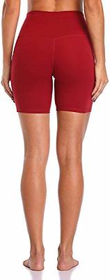 Colorfulkoala Women's High Waisted Biker Shorts with Pockets 6 Inseam  Workout & Yoga Tights (XL, Rose Red) - Yahoo Shopping