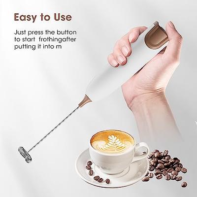 Handheld Milk Frother Wand Coffee Electric Hand Whisk for Egg Whites Mini  Smoothie Blender Coffee Latte Hot Chocolate Egg Beater Espresso Machine