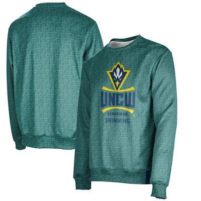 Men's Champion Heathered Oatmeal UNC Wilmington Seahawks Eco Powerblend Crewneck  Sweatshirt