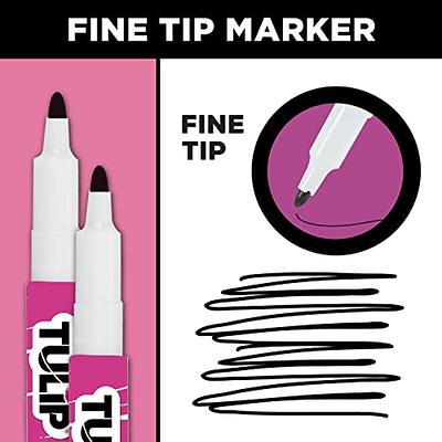 Fine Tip Fabric Marker Set of 6 Colors | Water Resistant Ink, No Steam or  Iron Needed | Non Toxic Fabric Pens for Drawing, Quilt Labels, and Clothing