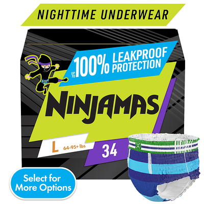 Pampers Ninjamas Nighttime Pants Toddler Boys Size L/XL, 34 Count (Select  for More Options) - Yahoo Shopping