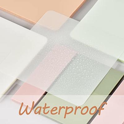 650 Sheets Sticky Notes, Self Adhesive Transparent , Pastel Clear