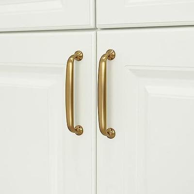 Door Handles, Kitchen Cabinet Handles, Drawer Handles Cabinet Pulls Brass  Door Handles for Decorating Drawer Dresser Cupboard Furniture,1 Pack (Hole