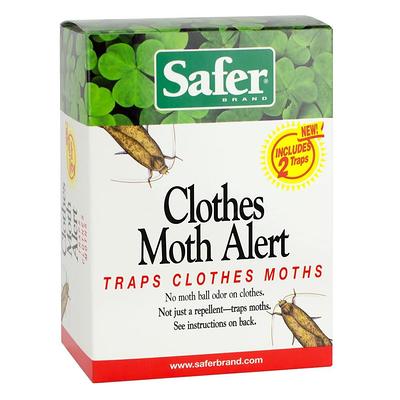 Dr. Killigan's Premium Clothing Moth Traps with Pheromones Prime |  Non-Toxic Clothes Moth Trap with Lure for Closets & Carpet | Moth Treatment  