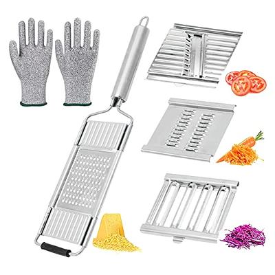 Stainless Steel Hand Held Cheese Grater - Rotary Cheese Shredder And Slicer  For Easy And Even Cheese Grating - Kitchen Tool For Home And Professional  Use - Temu