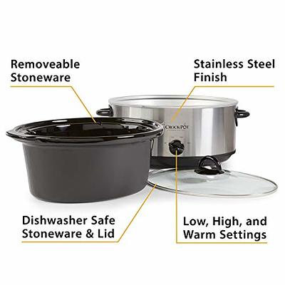 CrockPot 7-Quart Oval Stainless Steel Slow Cooker