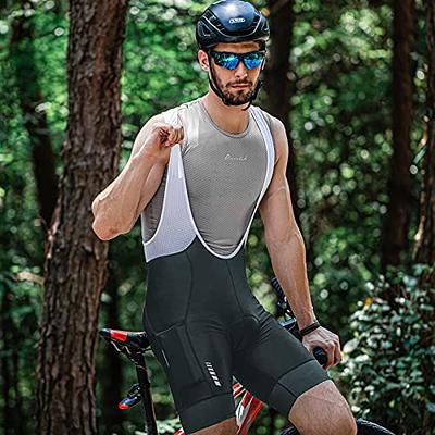 Przewalski Men's Cycling Bib Shorts, 4D Padded Bike Bicycle Tights