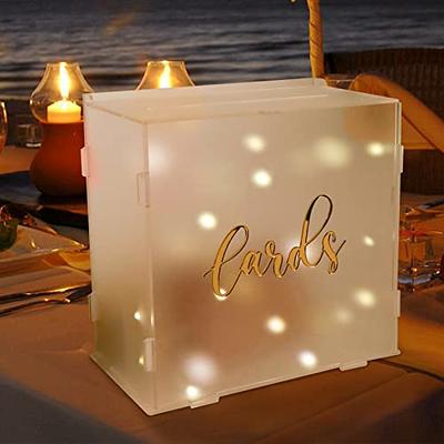 OurWarm Wedding Marriage Card Box DIY Card Box Money Storage Wedding  Supplies Baby Shower Birthday Party Favor Decoration