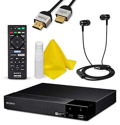 Sony BDP-S6700 4K Upscaling 3D Streaming Blu-ray Disc Player + Accessories  Bundle Includes, 2.4GHz Wireless Backlit Keyboard w/Touchpad, 6ft HDMI  Cable and Laser Lens Cleaner for DVD/CD Players - Yahoo Shopping