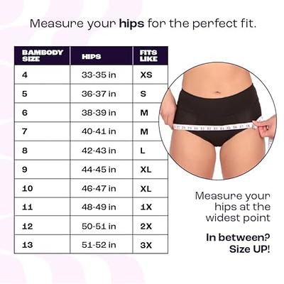 Bambody Absorbent Brief: Super Comfy Period Panties  Protective Underwear  for Women, Girls and Teens - Yahoo Shopping