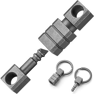 TISUR Swivel Keychain Clip, Titanium Detachable Pull Apart Key Chain, Key  Ring Organizer Keychain For Men Women