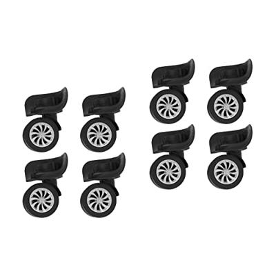 LEWSHQI 8pc Luggage Wheel Covers-Carry on Luggage Suitcase Wheels Protector/Luggage Caster Cover for Most 8-spinner Wheels Luggage Sets,Silicone