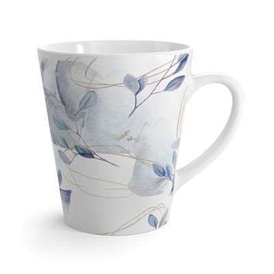 White Ceramic Oversized Sublimation Latte Mug - 17oz.