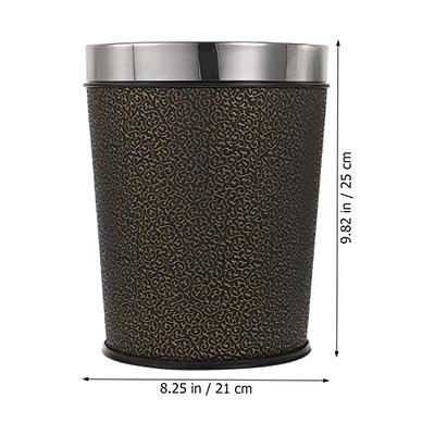 Alipis Small Trash can Trash can with lid trashcan Trash Can Bathroom Trash  Bin with Lid Trash Can for Bedroom Trash Bins Bathroom Garbage Can Garbage