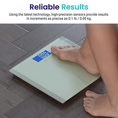 INEVIFIT Bathroom Scale, Highly Accurate Digital Bathroom Body Scale,  Measures Weight up to 400 lbs. Includes Batteries - Yahoo Shopping