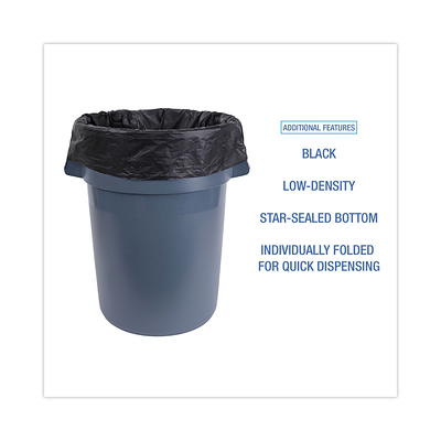 Heritage 60-65 Gallon Industrial Trash Bag, 51 x 48, Low Density