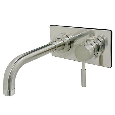 Kingston Brass KS7243BL Wall Mount Bathroom Faucet, Antique Brass